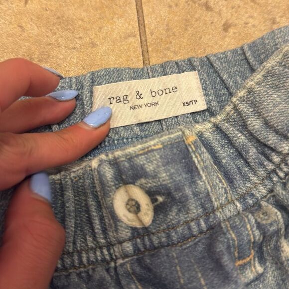 Rag & Bone "Jean" Sweatpants Joggers - Size XS - Like New - "Ripped" Jean Sweats - Picture 4 of 5